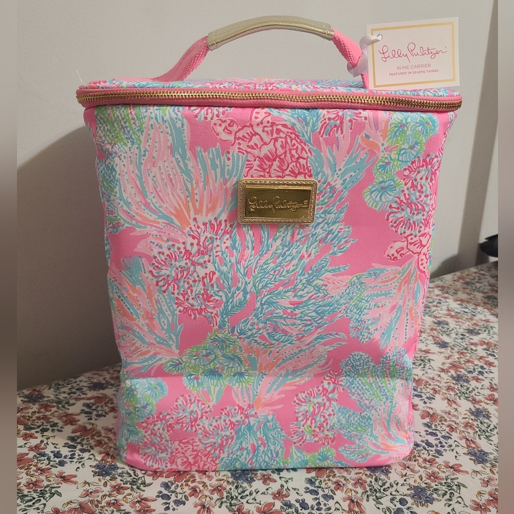 Pink Insulated Wine Carrier Bag | Nwt